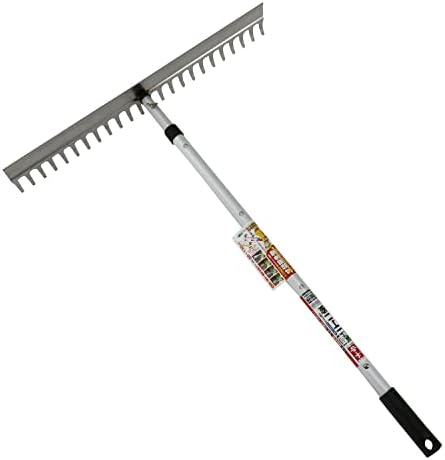 Grabie |   Senkichi teleskopowy szeroki grabi 6, 4 poziomy rozciągania, 130 cm (13 mm) Grabie Grabie